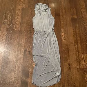 Black and White stripped maxi dress size M